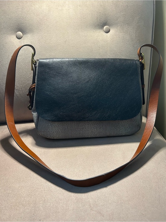Fossil Handbags - Fossil Harper Leather Flap crossbody